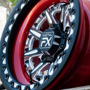 Metal FX Ballistic Custom Forged Beadlock UTV Wheel - Dunes 2 Dezert SXS