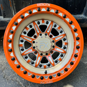 Metal FX Ballistic Custom Forged Beadlock UTV Wheel - Dunes 2 Dezert SXS