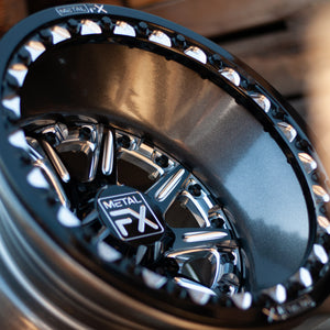 Metal FX Ballistic Custom Forged Beadlock UTV Wheel - Dunes 2 Dezert SXS