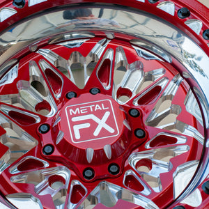 Metal FX Nighthawk Custom Forged Beadlock UTV Wheel - Dunes 2 Dezert SXS