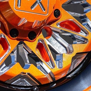 Metal FX Nighthawk Custom Forged Beadlock UTV Wheel - Dunes 2 Dezert SXS