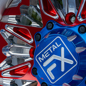 Metal FX Nighthawk Custom Forged Beadlock UTV Wheel - Dunes 2 Dezert SXS