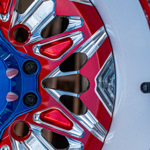 Metal FX Nighthawk Custom Forged Beadlock UTV Wheel - Dunes 2 Dezert SXS