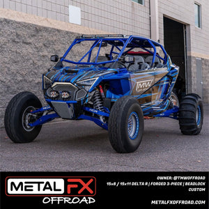 Metal FX Delta R Custom Forged Beadlock UTV Wheel - Dunes 2 Dezert SXS