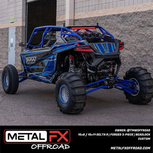 Metal FX Delta R Custom Forged Beadlock UTV Wheel - Dunes 2 Dezert SXS