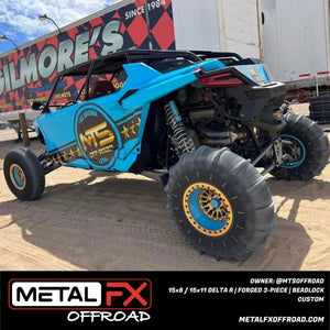Metal FX Delta R Custom Forged Beadlock UTV Wheel - Dunes 2 Dezert SXS