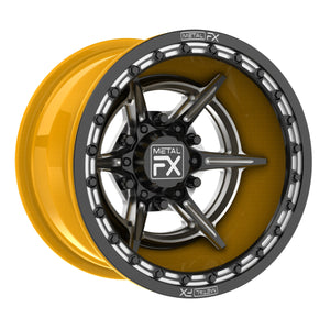 Bullet 6R Forged Beadlock UTV Wheel - Dunes 2 Dezert SXS