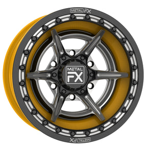 Bullet 6R Forged Beadlock UTV Wheel - Dunes 2 Dezert SXS