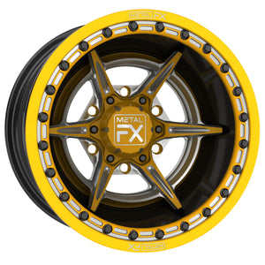 Bullet 6R Forged Beadlock UTV Wheel - Dunes 2 Dezert SXS