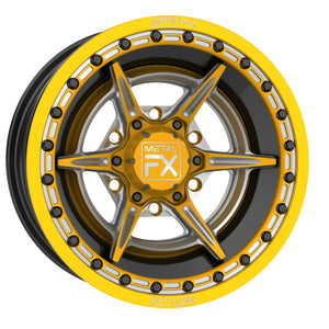 Bullet 6R Forged Beadlock UTV Wheel - Dunes 2 Dezert SXS