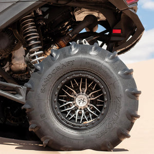 Falcon 6R Forged 3-Piece Beadlock UTV Wheel - Dunes 2 Dezert SXS