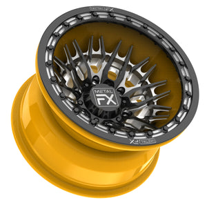 Falcon 6R Forged 3-Piece Beadlock UTV Wheel - Dunes 2 Dezert SXS