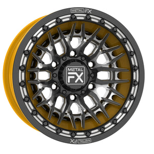 Falcon 6R Forged 3-Piece Beadlock UTV Wheel - Dunes 2 Dezert SXS