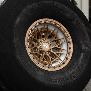 Fang R Forged 3-Piece Beadlock UTV Wheel - Dunes 2 Dezert SXS