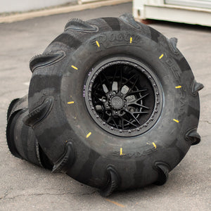Fang R Forged 3-Piece Beadlock UTV Wheel - Dunes 2 Dezert SXS