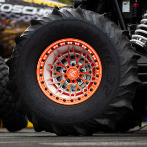 Fang R Forged 3-Piece Beadlock UTV Wheel - Dunes 2 Dezert SXS
