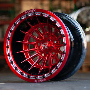 Metal FX Mobster R Custom Forged Beadlock UTV Wheel - Dunes 2 Dezert SXS