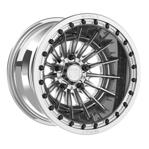 Metal FX Mobster R Custom Forged Beadlock UTV Wheel - Dunes 2 Dezert SXS