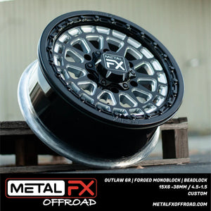 Outlaw 6R Forged Beadlock UTV Wheel - Dunes 2 Dezert SXS