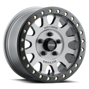 401 UTV Beadlock – Titanium | Matte Black Ring - Dunes 2 Dezert SXS