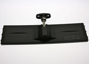 Axia Alloys 9 inch panoramic rearview mirror with bolt-on mount and shatter-resistant glass for tight-space UTV installations.