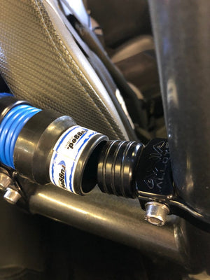 Helmet Race Air Pumper Hose Plug Mount - Dunes 2 Dezert SXS
