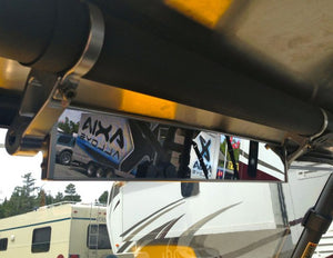 17" Panoramic UTV Mirror 2.5" Arms - Dunes 2 Dezert SXS