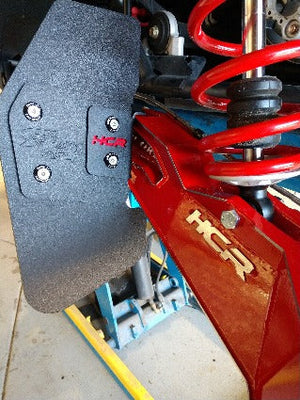 HCR Polaris RZR Turbo S Pro XP trailing arm mud flaps