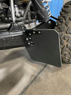 Polaris Pro R Trailing Arm Mud Flap Kit - Dunes 2 Dezert SXS