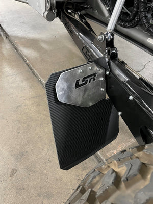 Polaris Pro R Trailing Arm Mud Flap Kit - Dunes 2 Dezert SXS