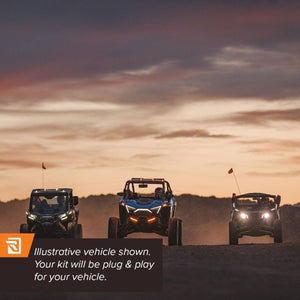 RAVEK Amber Running Lights – CF Moto UForce Apex Kit - Dunes 2 Dezert SXS