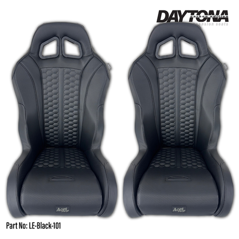 Limited Edition Black Daytona 101 Suspension Seats | UTV - Dunes 2 Dezert SXS
