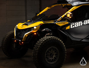 Assault Industries Nighthawk G2 LED side-view mirror installed view