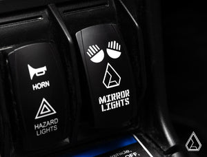 Assault Industries Nighthawk G2 LED side-view mirror side view