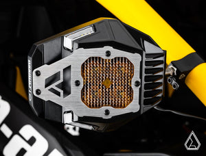 Assault Industries Nighthawk G2 yellow lens mounting detail