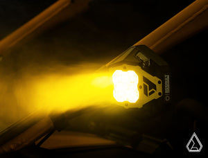 Assault Industries Nighthawk G2 yellow lens detail view