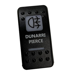 Dunarri Pierce backlit chase light rocker switch front