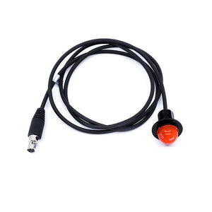 Panel Mount Female PTT – 1' or 4' Straight Cord - Dunes 2 Dezert SXS