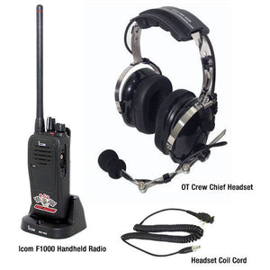 Crew Chief Radio Headset Kit – Icom F1000 - Dunes 2 Dezert SXS