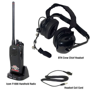 Crew Chief Radio Headset Kit – Icom F1000 - Dunes 2 Dezert SXS