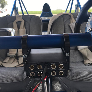Billet Roll Bar Mount for Radio & Intercom - Dunes 2 Dezert SXS