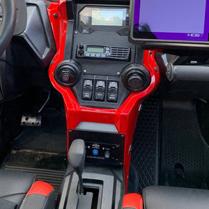 Honda Talon Icom Radio & Intercom Bracket – 2 Piece - Dunes 2 Dezert SXS
