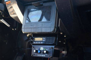 RZR Pull-Open Box Icom Radio & Intercom Bracket - Dunes 2 Dezert SXS