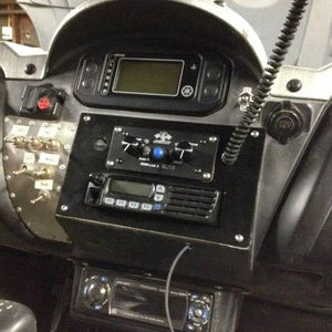 Universal Radio & Intercom Panel Mount Bracket – Icom Only - Dunes 2 Dezert SXS