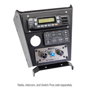 Can-Am X3 Pillar Radio and Intercom Bracket - Dunes 2 Dezert SXS
