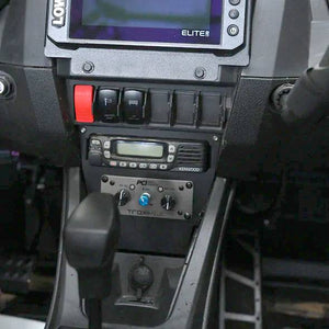 RZR Pro 2022–2024 Vertical Radio & Intercom Bracket - Dunes 2 Dezert SXS