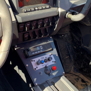 RZR Pro XP & Turbo R Console Radio & Intercom Bracket - Dunes 2 Dezert SXS