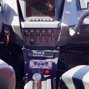 RZR Pro XP & Turbo R Console Radio & Intercom Bracket - Dunes 2 Dezert SXS