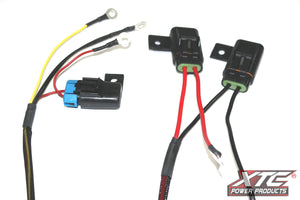 Polaris RZR plug-and-play radio intercom power switch system with LED switch and sealed fuses by XTC Power Products