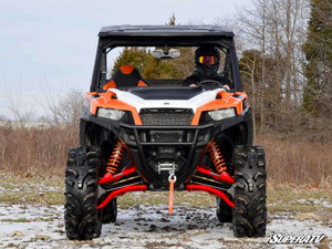 SuperATV Polaris General High-Clearance A-Arms, installed view